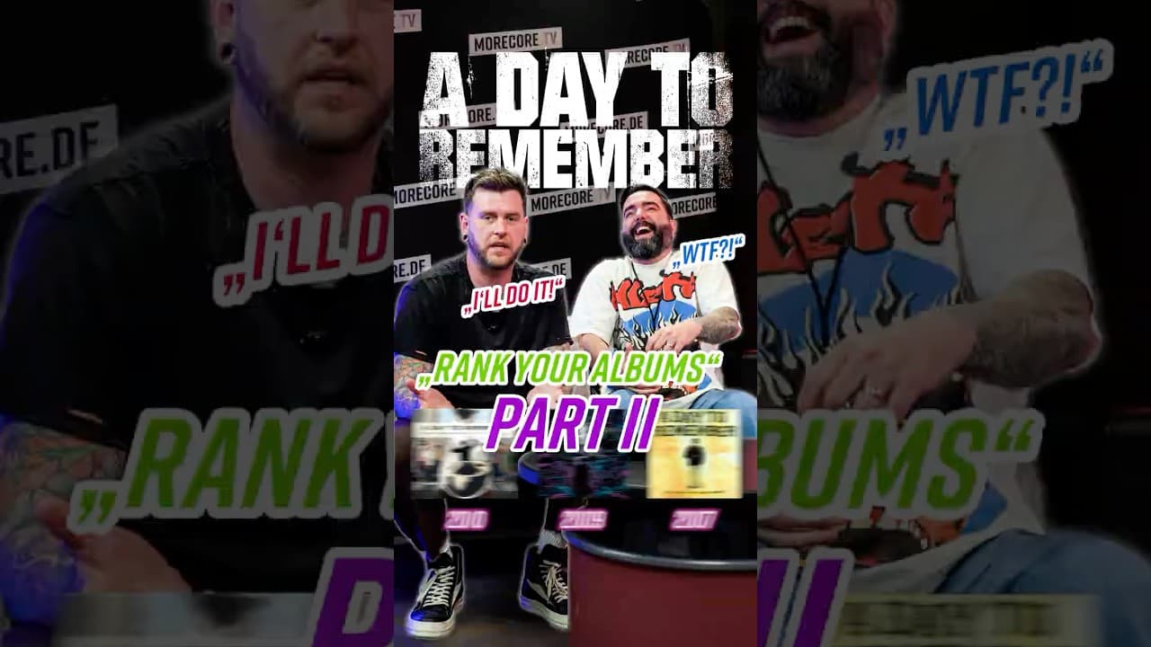 PART II: Rank your own Records with Neil Westfall & Jeremy McKinnon @adaytoremember ​