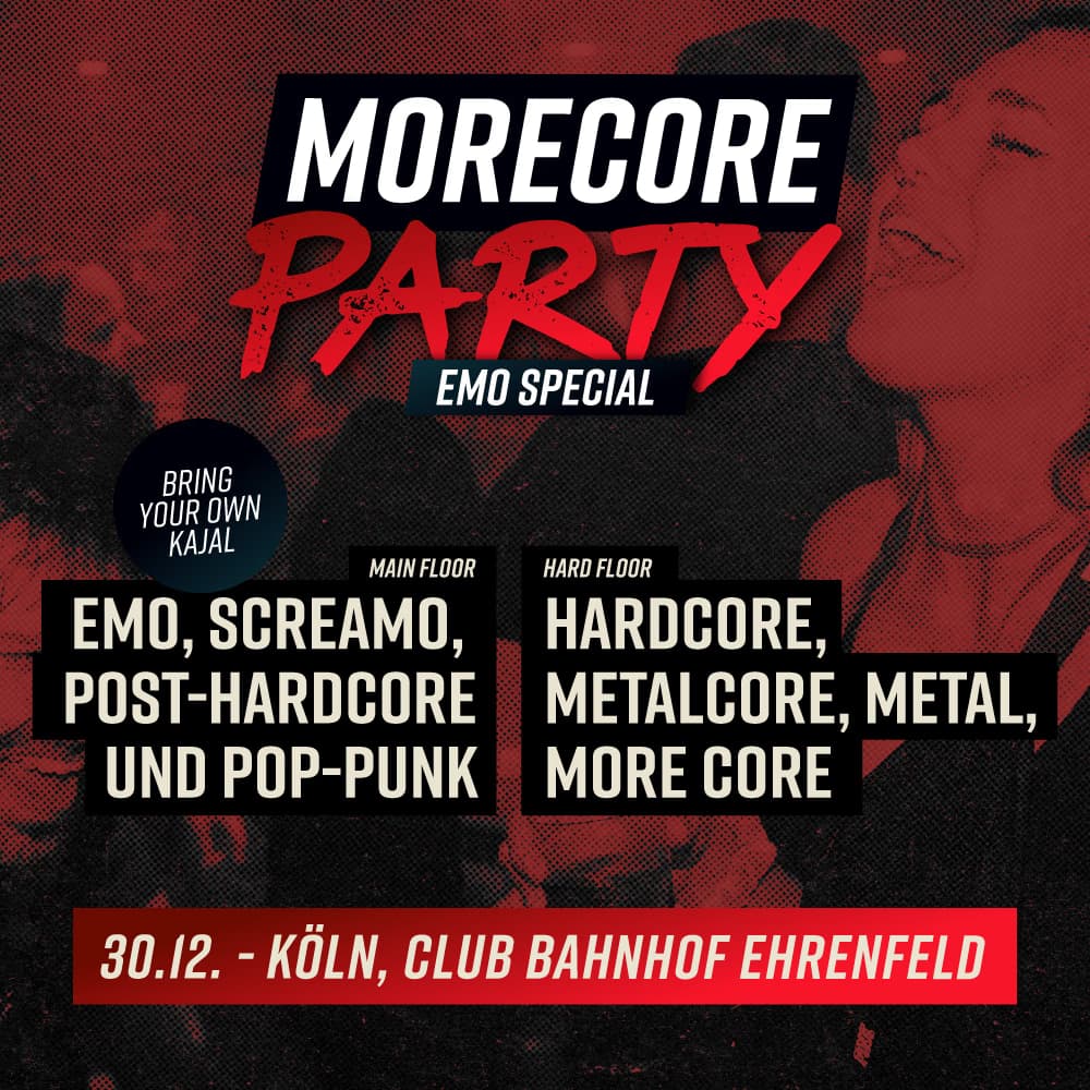MoreCore Party Köln - Emo Special