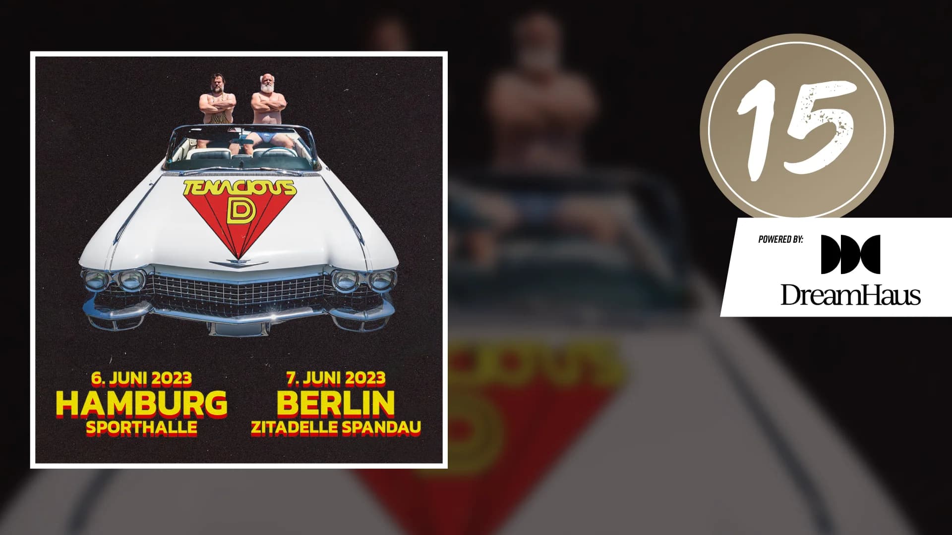 MoreCore Adventskalender Tag 15: Gewinnt 2×2 Tickets für die Tour 2023 von Tenacious D