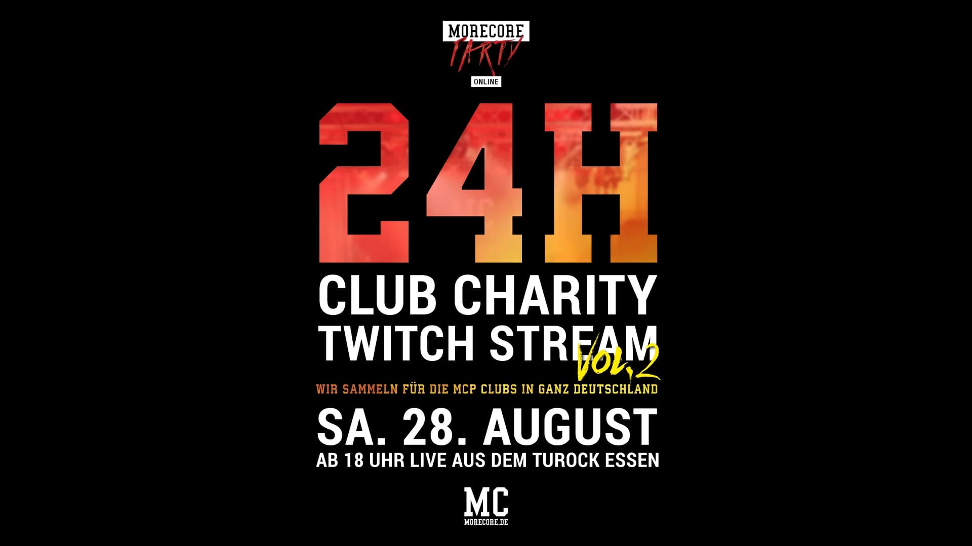 MoreCore Party 24h Club Charity Livestream - Vol. 2