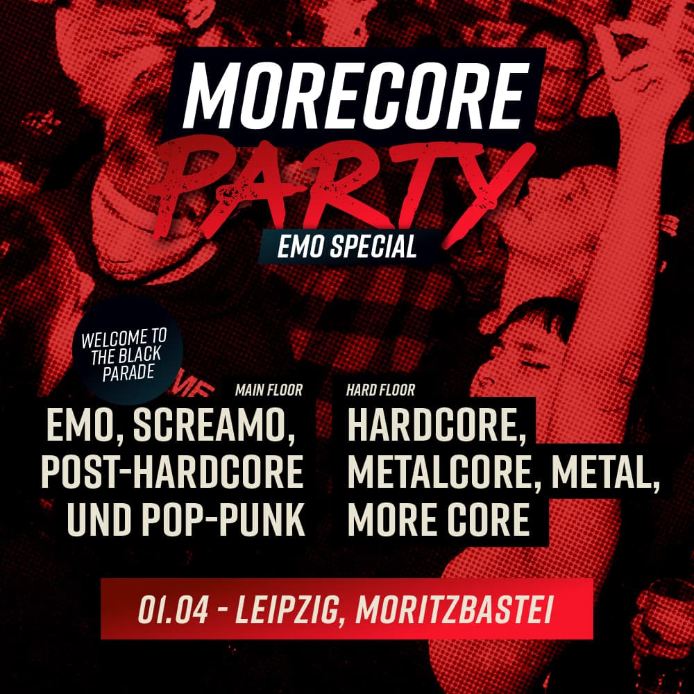 MoreCore Party Leipzig - Emo Special