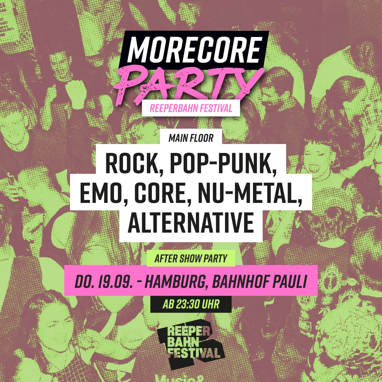 MoreCore Party Hamburg - Reeperbahn Festival Edition