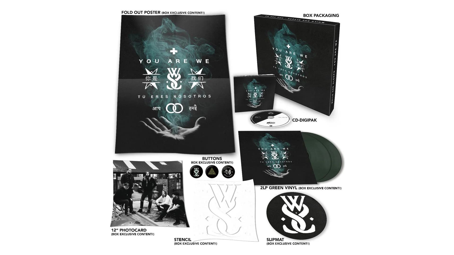 Adventskalender Tag 23: Gewinnt ein dickes While She Sleeps-Package