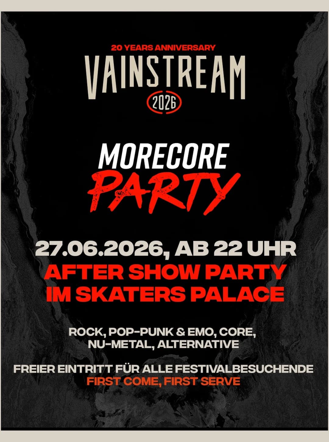 MoreCore Party - Vainstream After Show Party