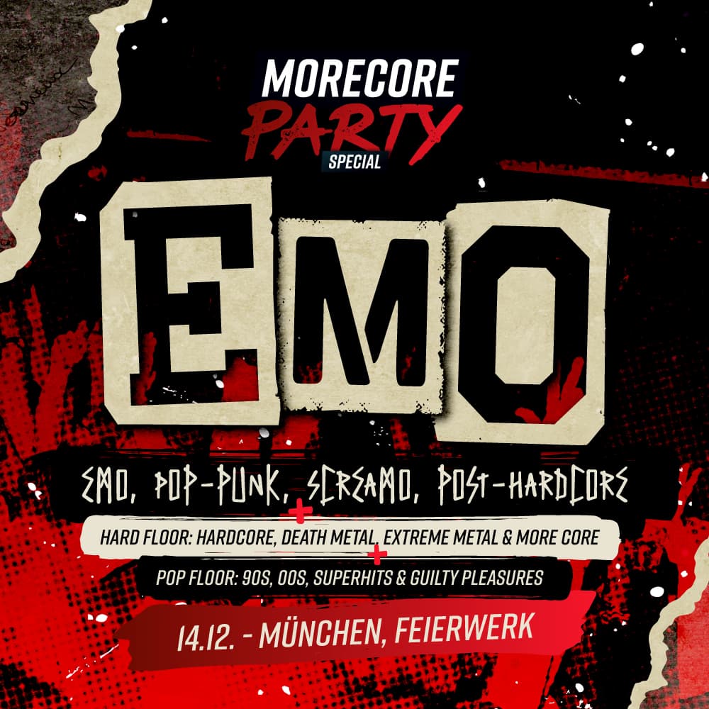 MoreCore Party München - Emo Special