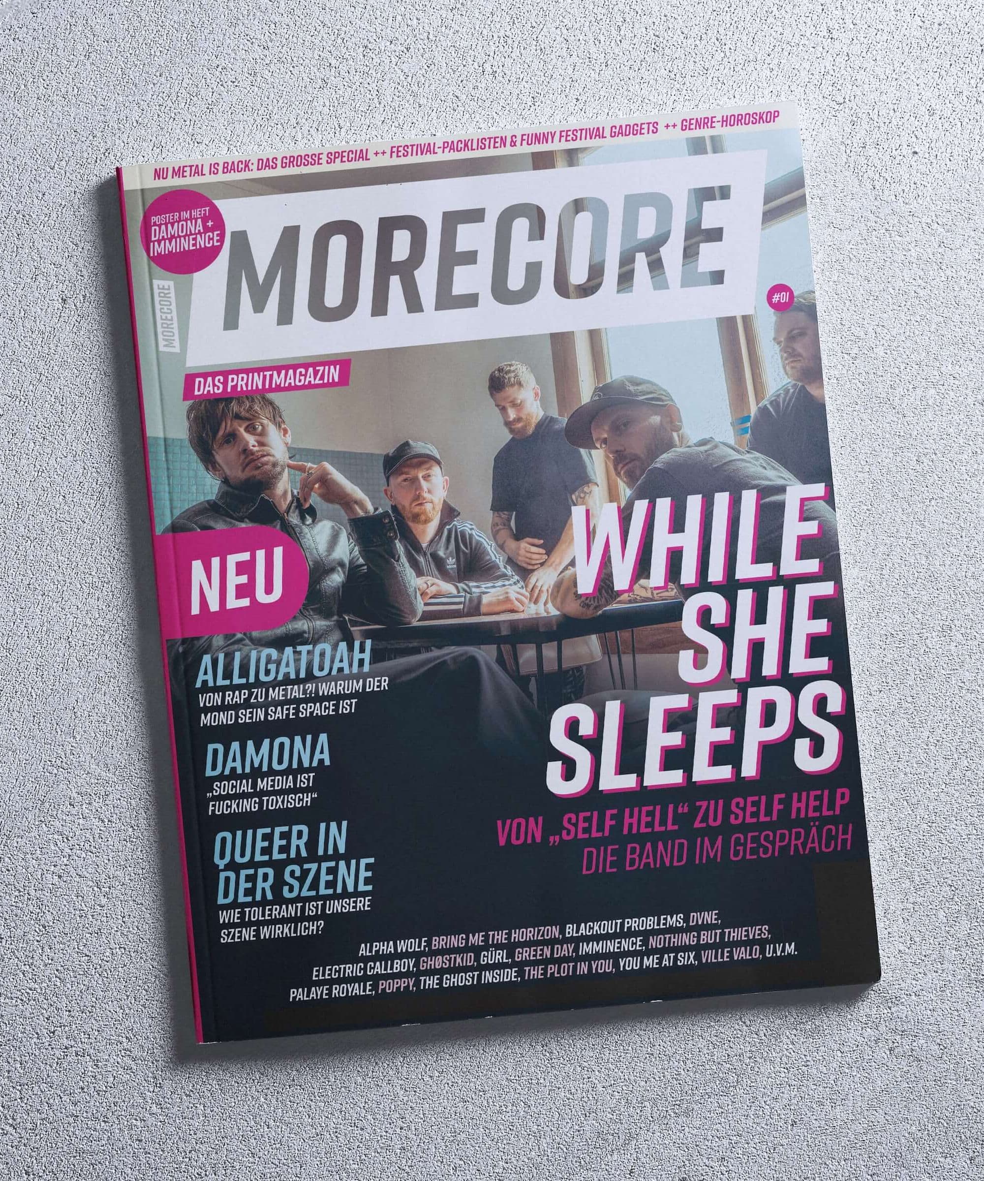 Cover: MoreCore Printmagazin #1