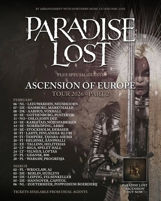 Lost Paradise "Ascension Of Europe"-Tour 2026
