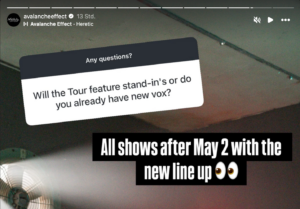 Avalanche Effect Story vom 12. April 2026