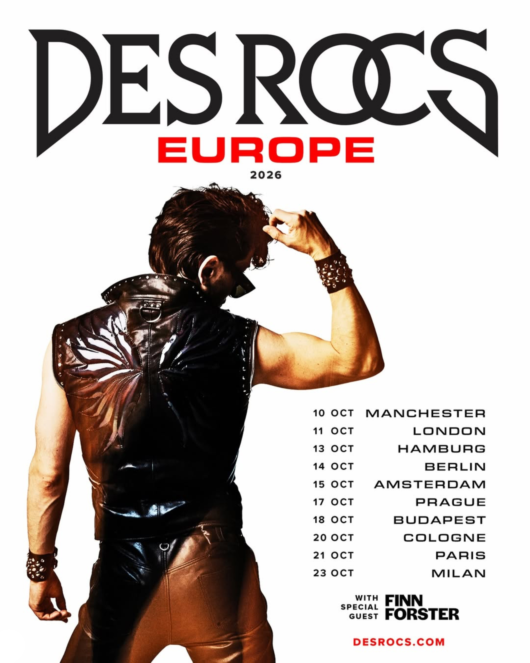 Des Rocs - Europe 2026 - 2026 - Tourposter