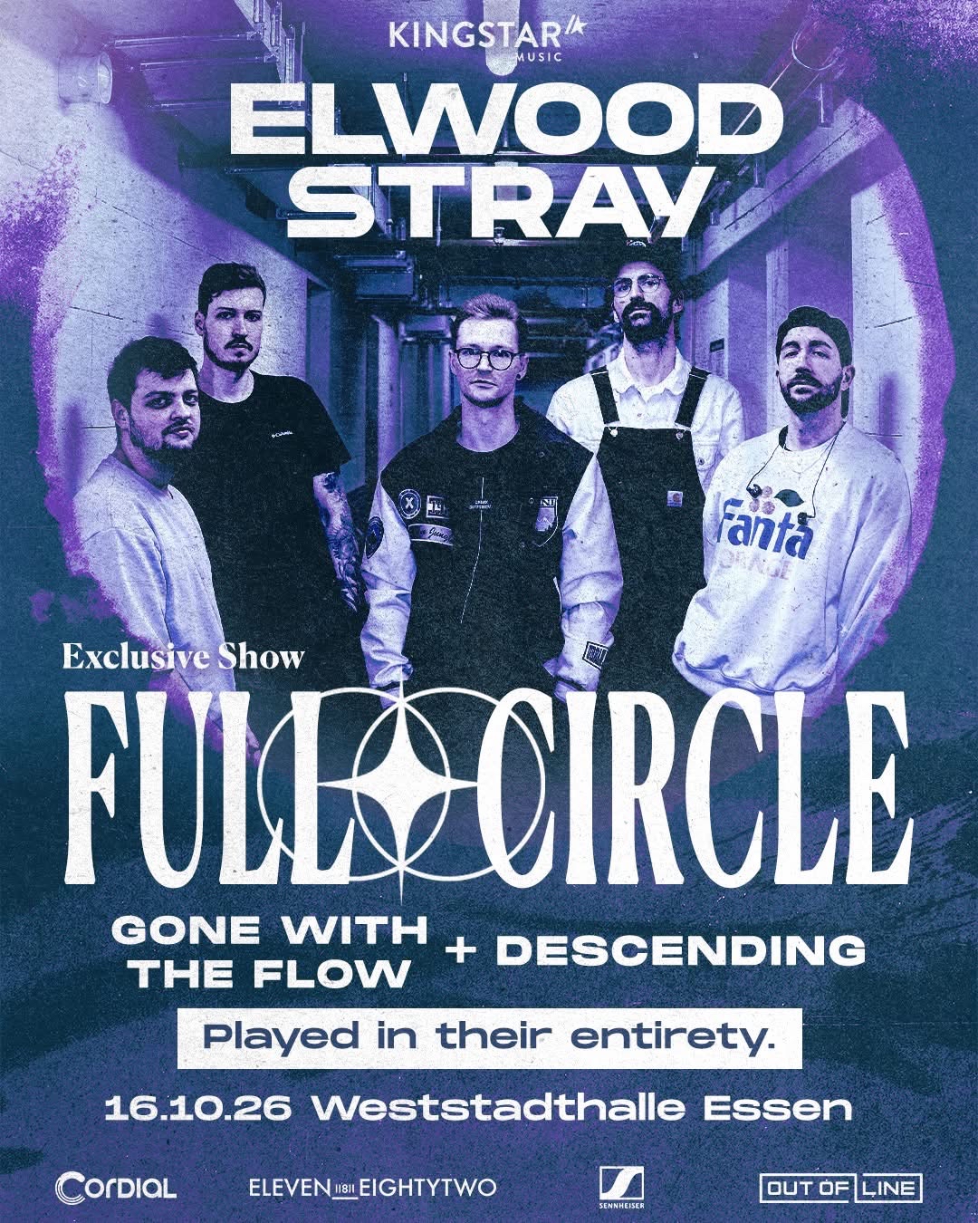 Elwood Stray - Full Circle - 2026 - Tourposter