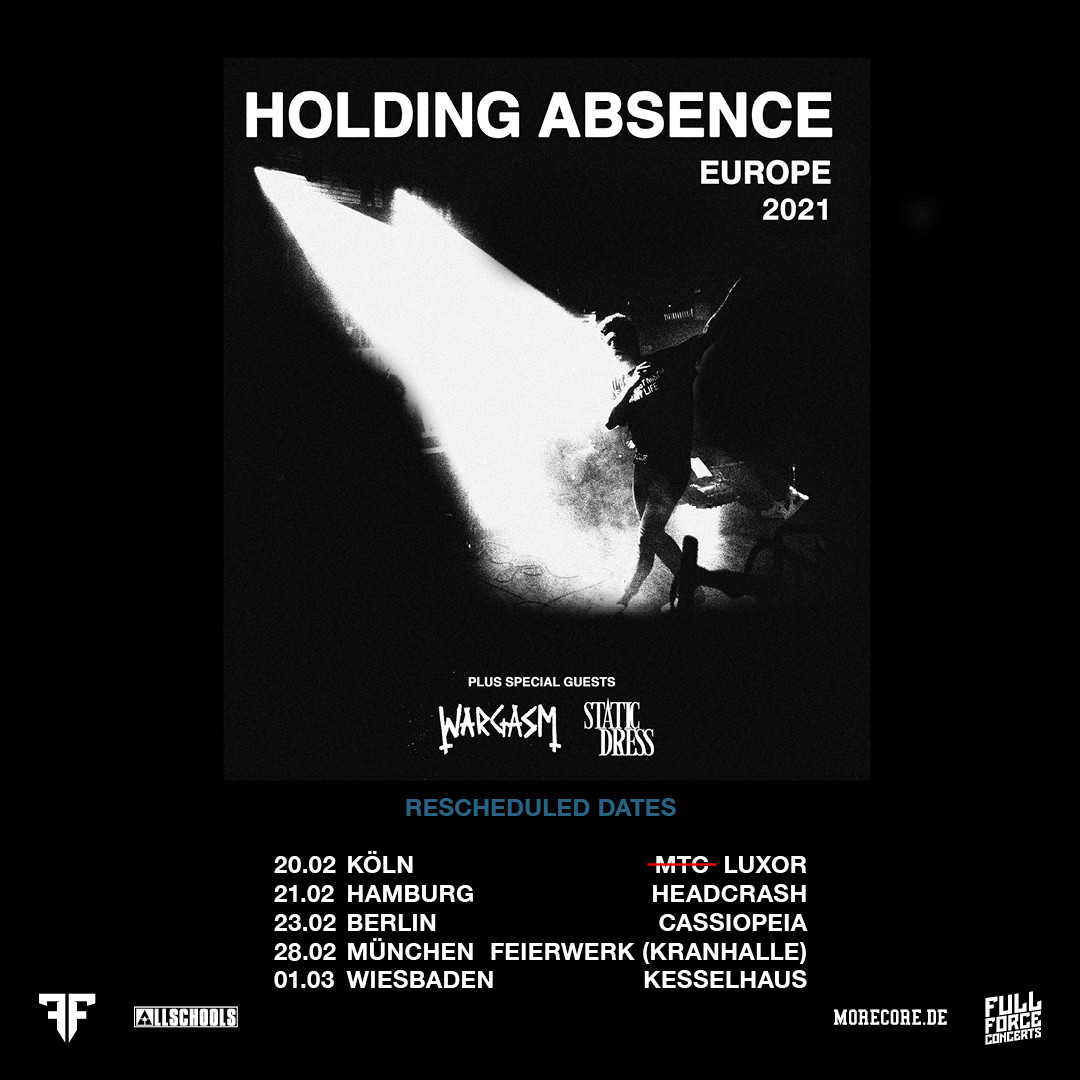 Holding Absence Tour 2021 neu