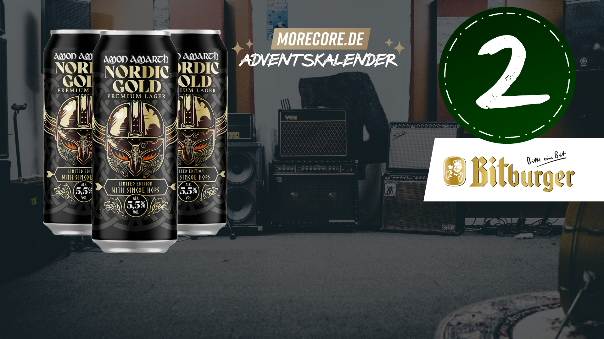 Amon Amarth Bitburger Bier MoreCore Adventskalender