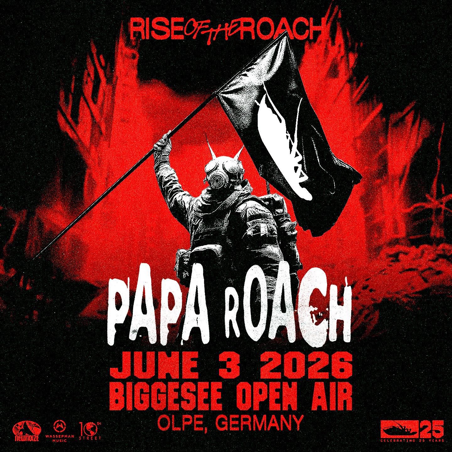 Papa Roach Biggesee Open-Air Plakat