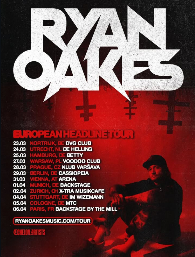 Ryan Oakes & Comastatic - European Headline Tour - 2026 - Tourposter