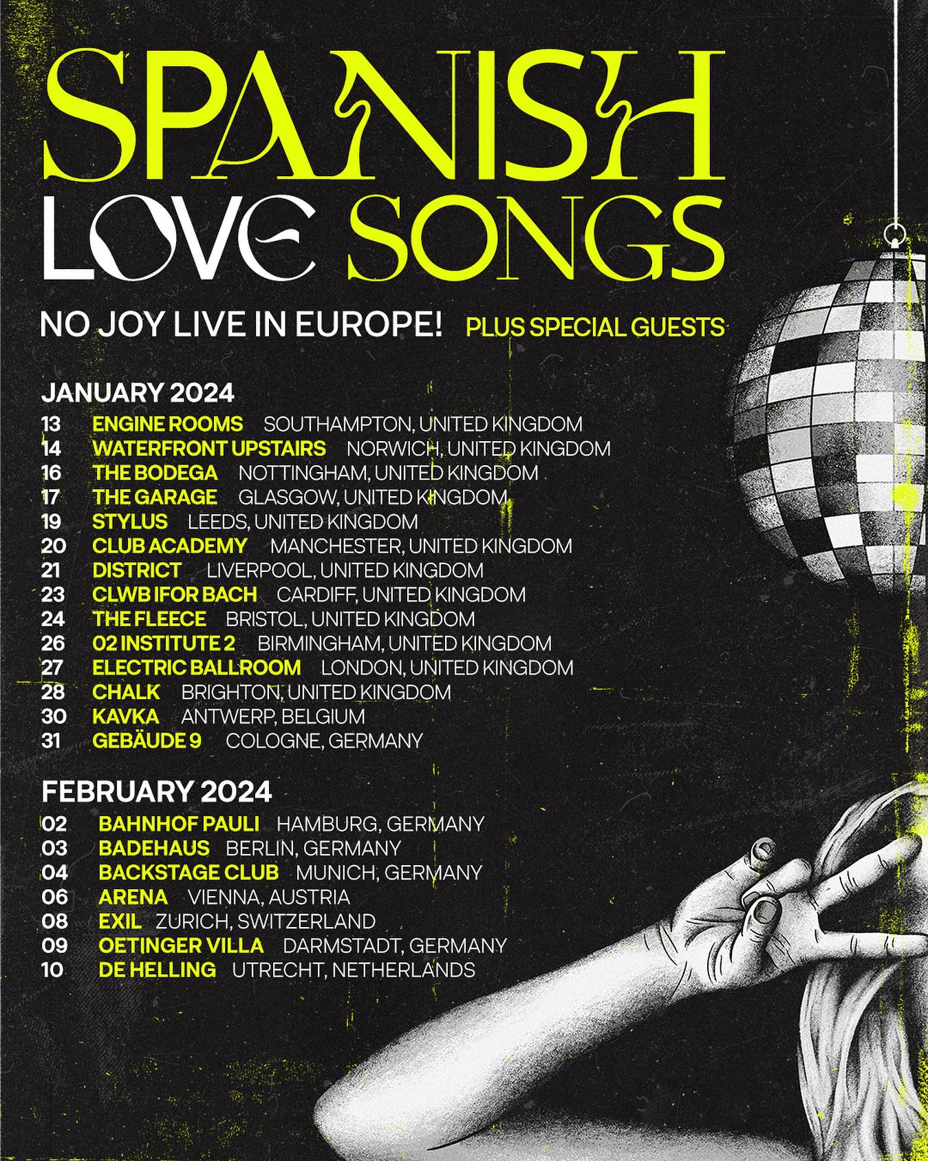 Spanish Love Songs Tour 2024 Tickets jetzt auf MoreCore.de