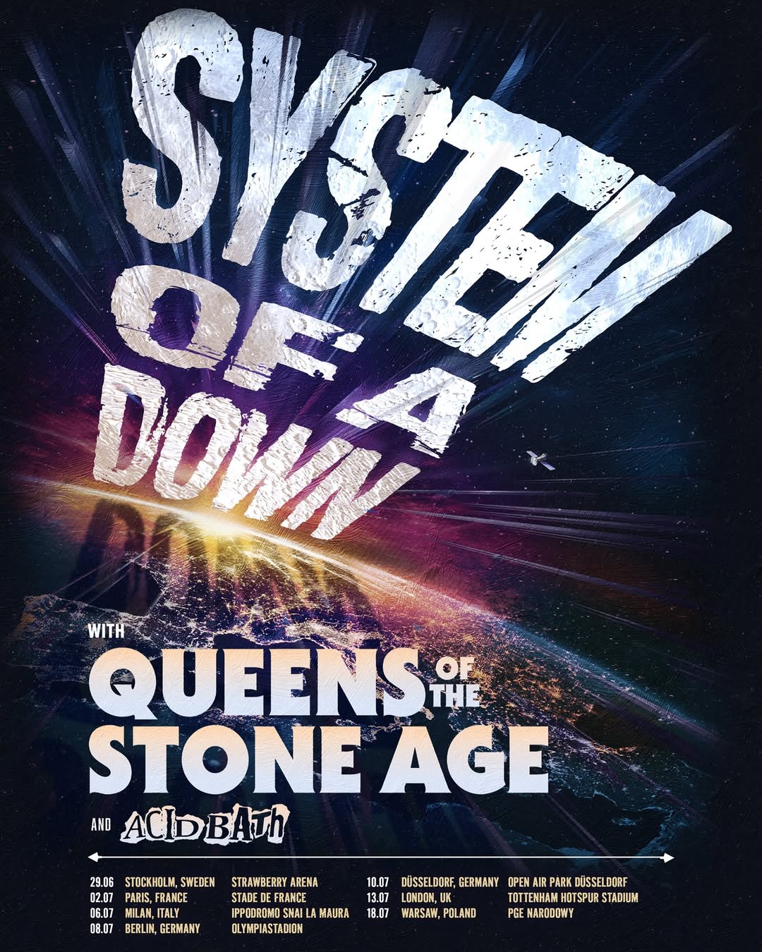 System Of A Down System of a Down 2026 Plakat
