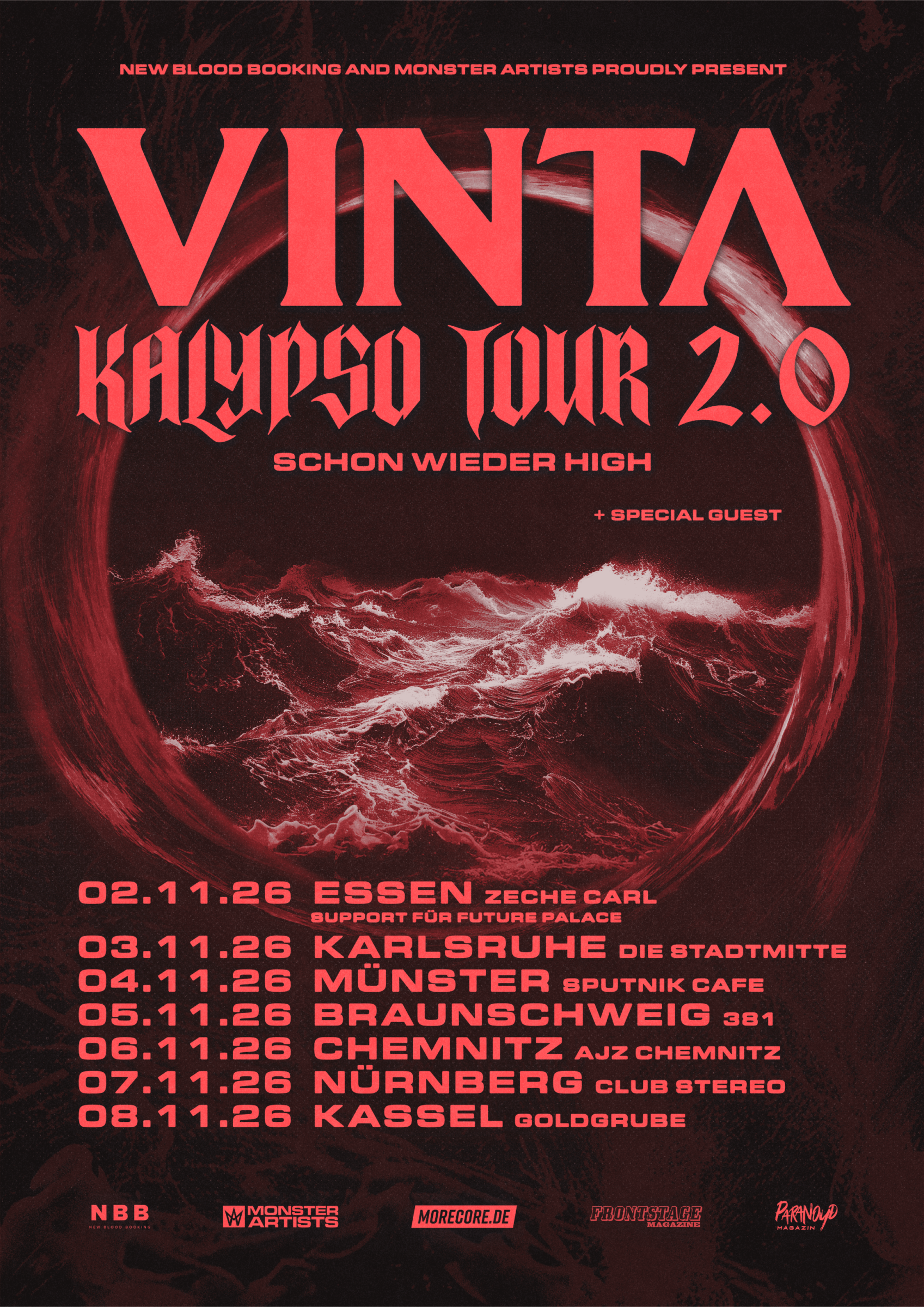 VINTA Kalypso Tour 2.0 Konzerte Tickets