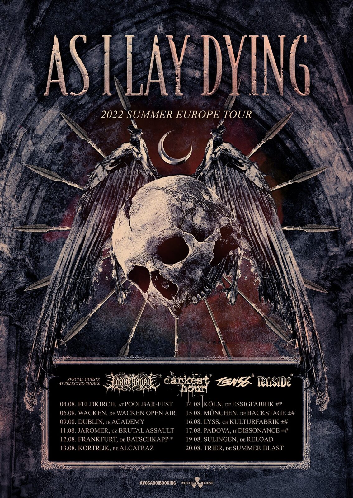 As I Lay Dying SommerTour 2022 Tickets jetzt auf MoreCore.de