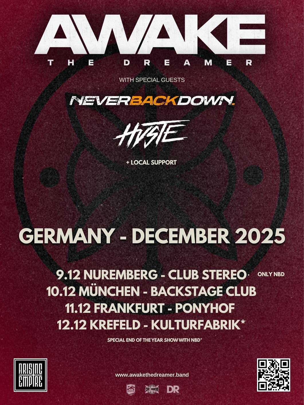 Awake The Dreamer tour 2025 Konzerte Tickets