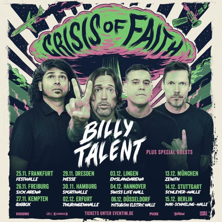 billy talent crisis of faith tour