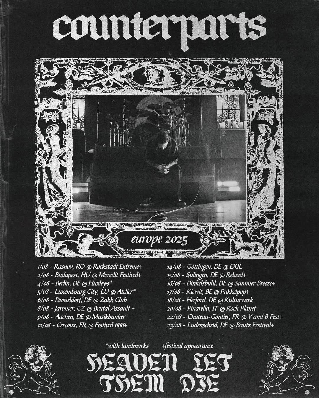 Counterparts Heaven Let Them Die Tour 2025 Konzerte Tickets