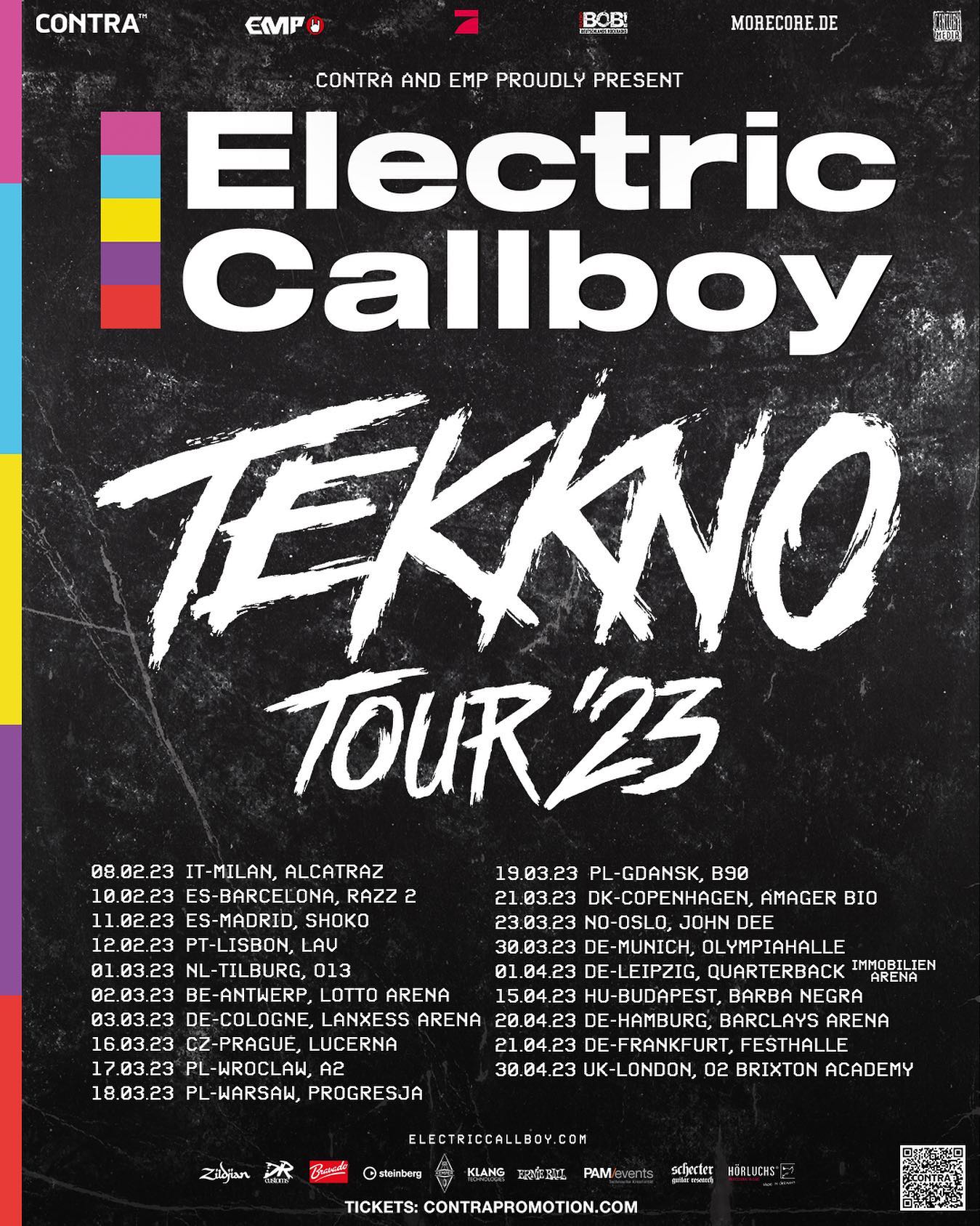 Electric Callboy Tekkno Tour 2023