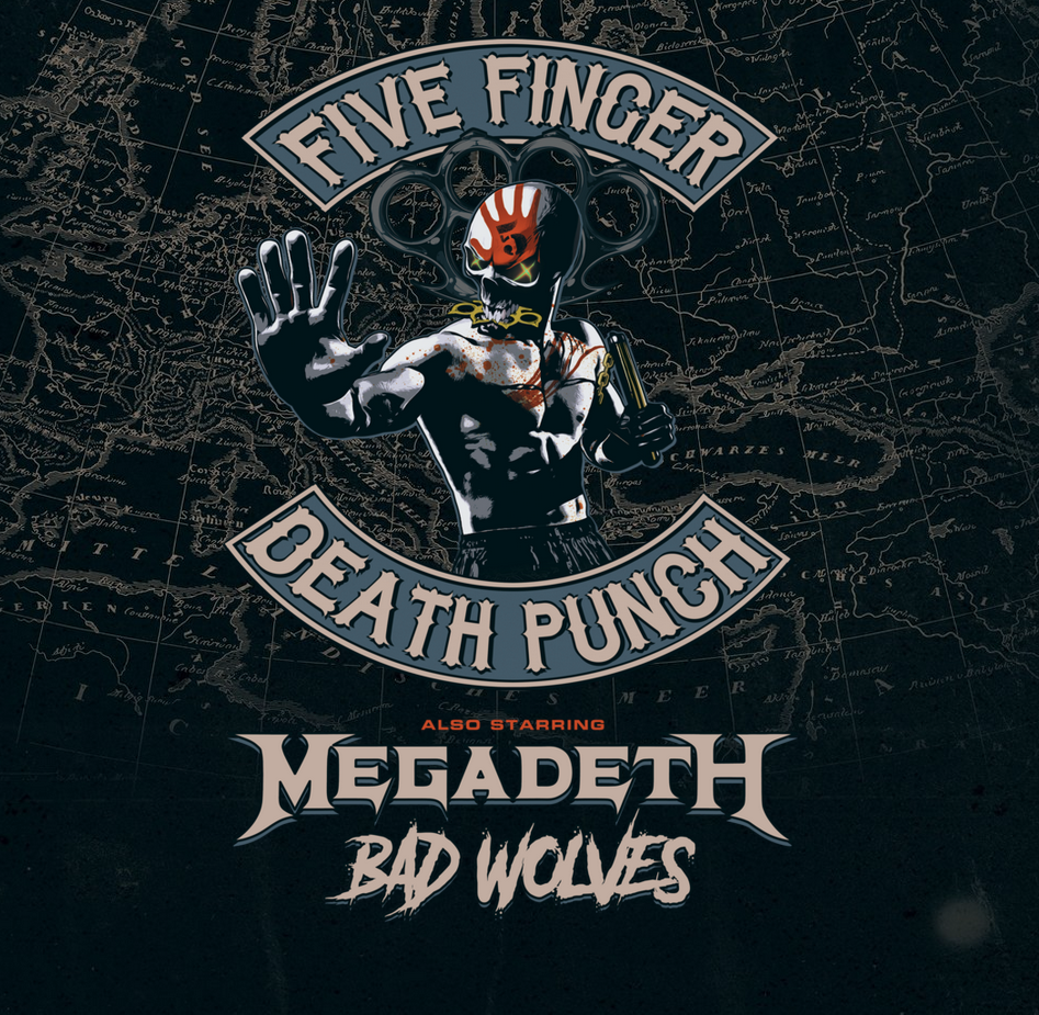 Five Finger Death Punch Megadeth Bad Wolves Megadeathpunch