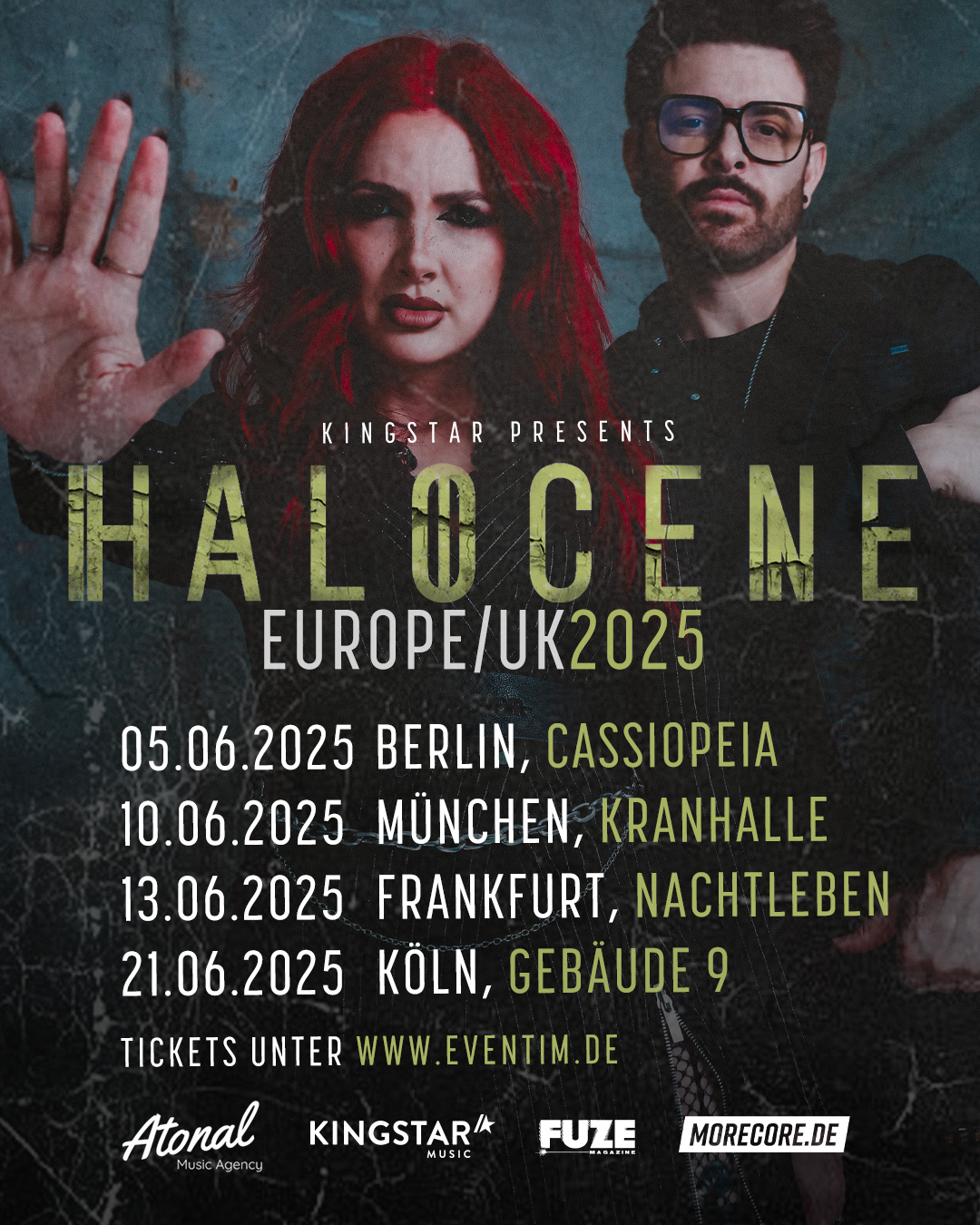 Halocene Tour 2025 Plakat