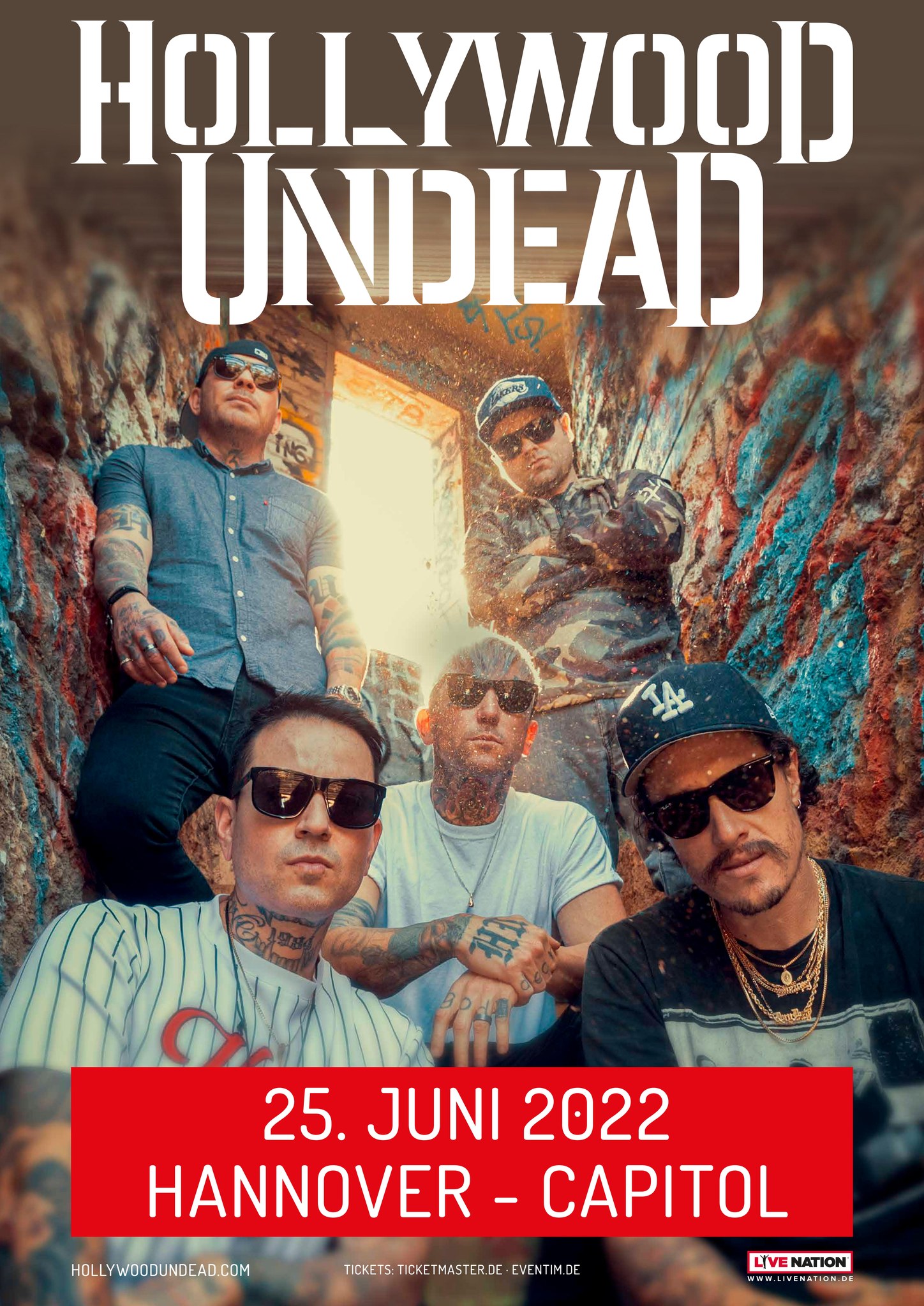 Hollywood Undead Tickets Konzert Tour 2022 Hannover