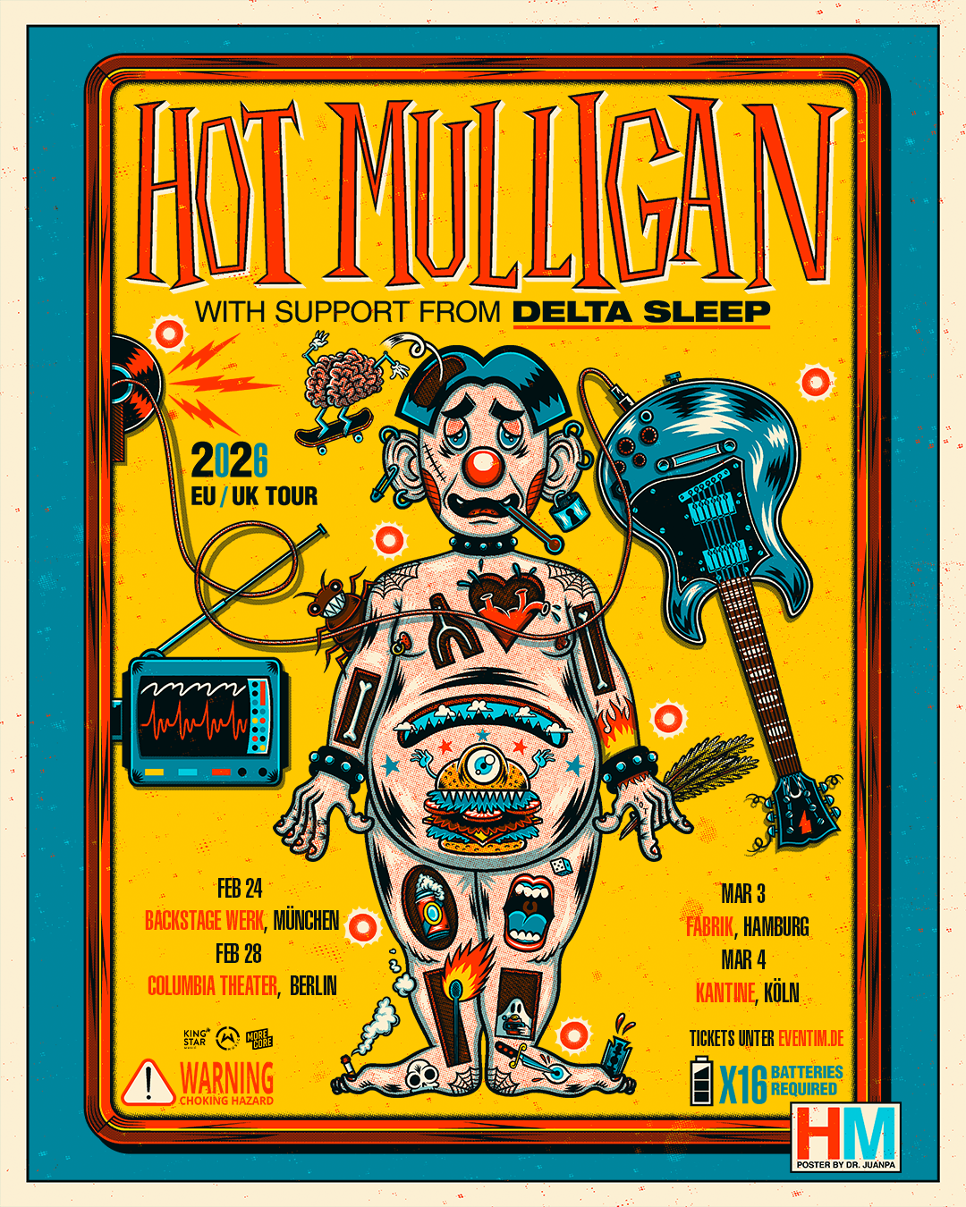 Hot Mulligan Tour 2026 Plakat