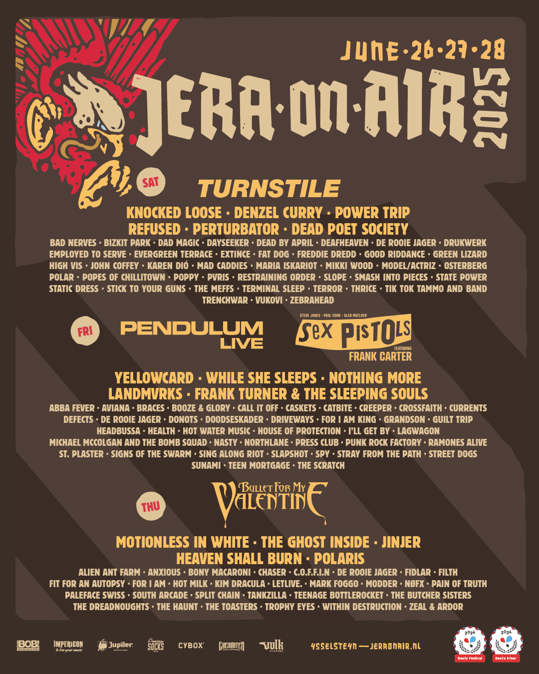Turnstile Jera On Air 2025 Plakat