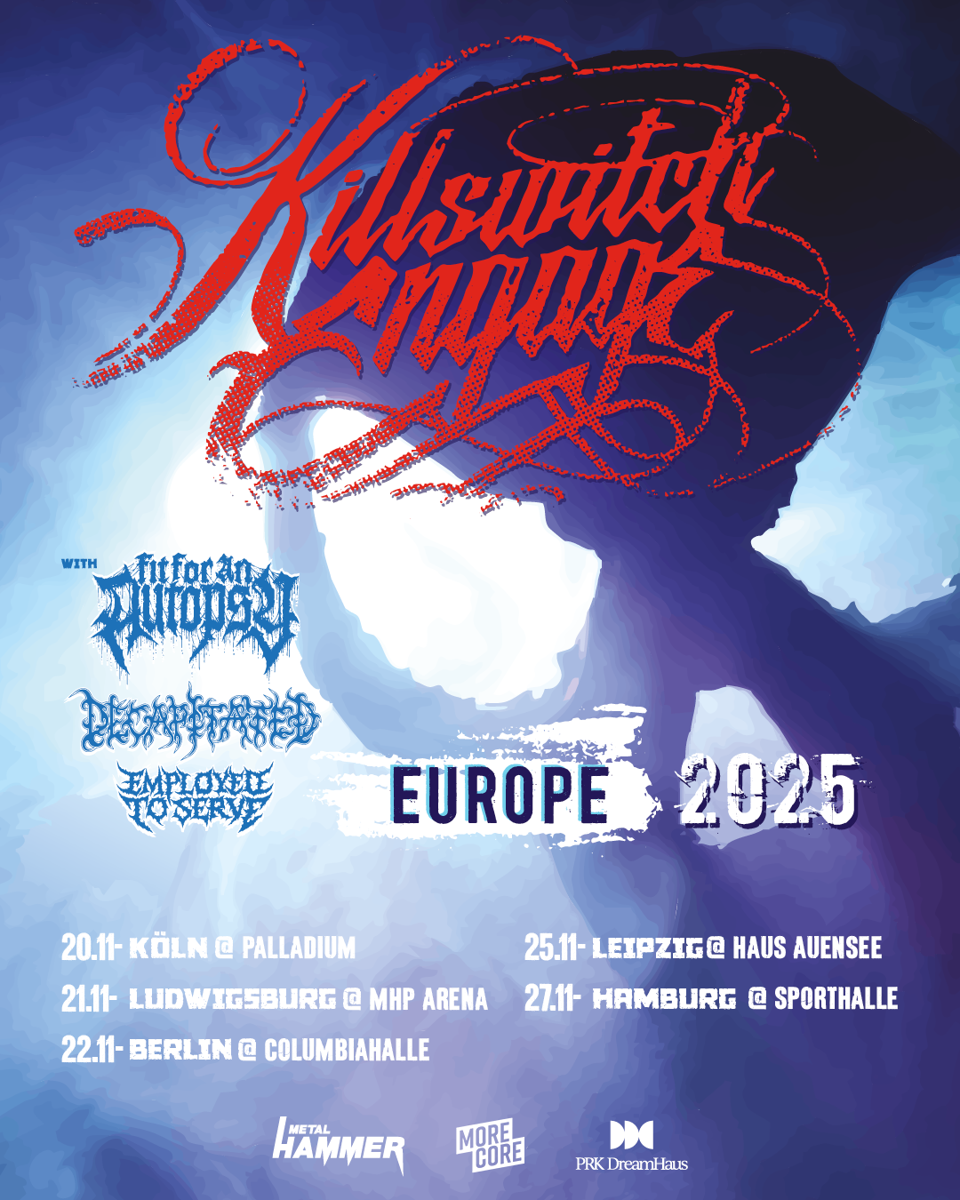 Killswitch Engage Tour 2025 Plakat