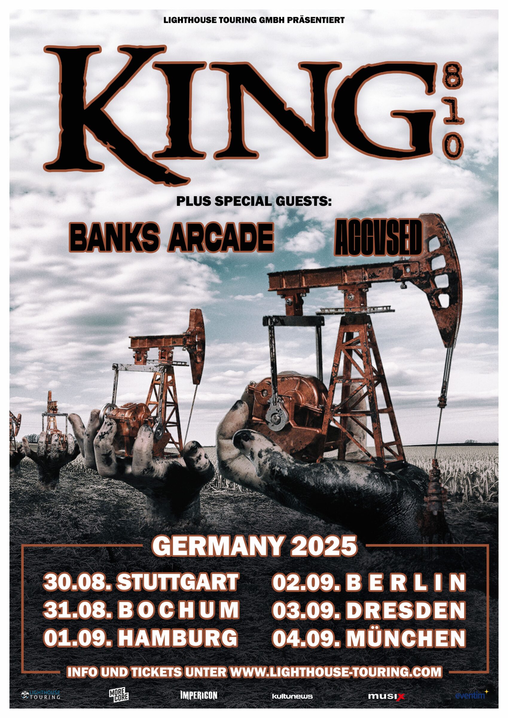 King 810 Welcome to the Rustbelt Tour 2025 Plakat