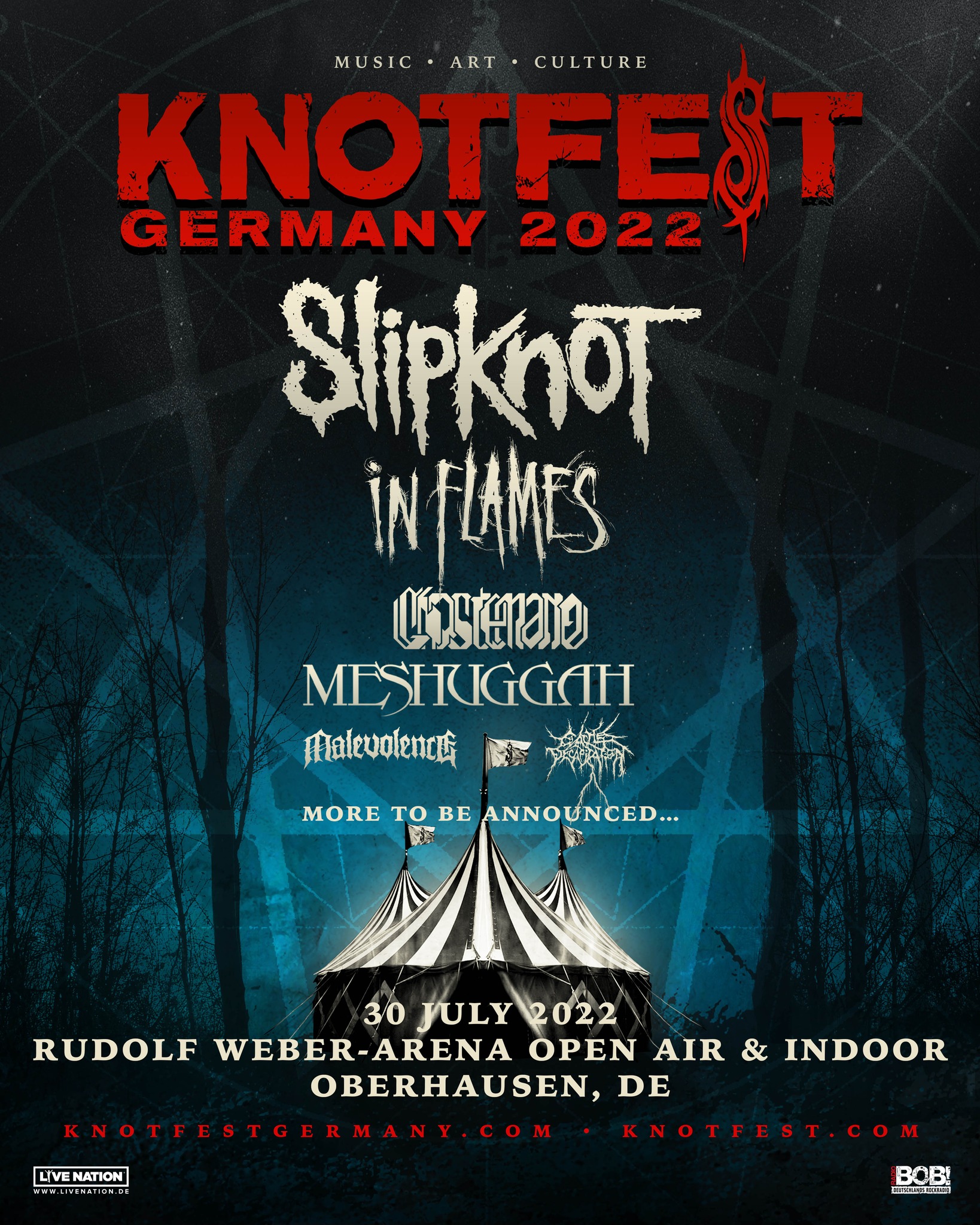 Knotfest Germany 2022 Deutschland Tickets Slipknot Festival