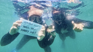 James Hetfield und Adriana Gillett