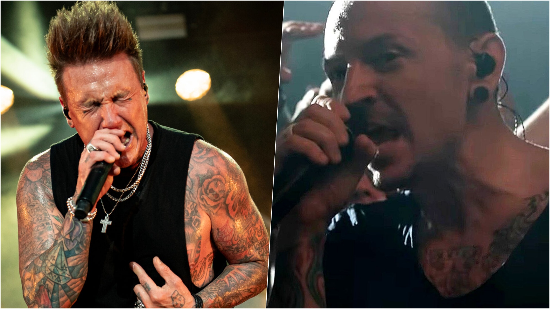 Chester Bennington Linkin Park Papa Roach Jacoby Shaddix