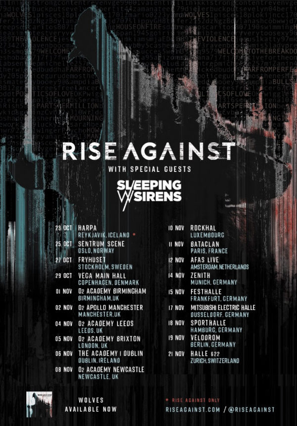 rise against tour 2023 deutschland
