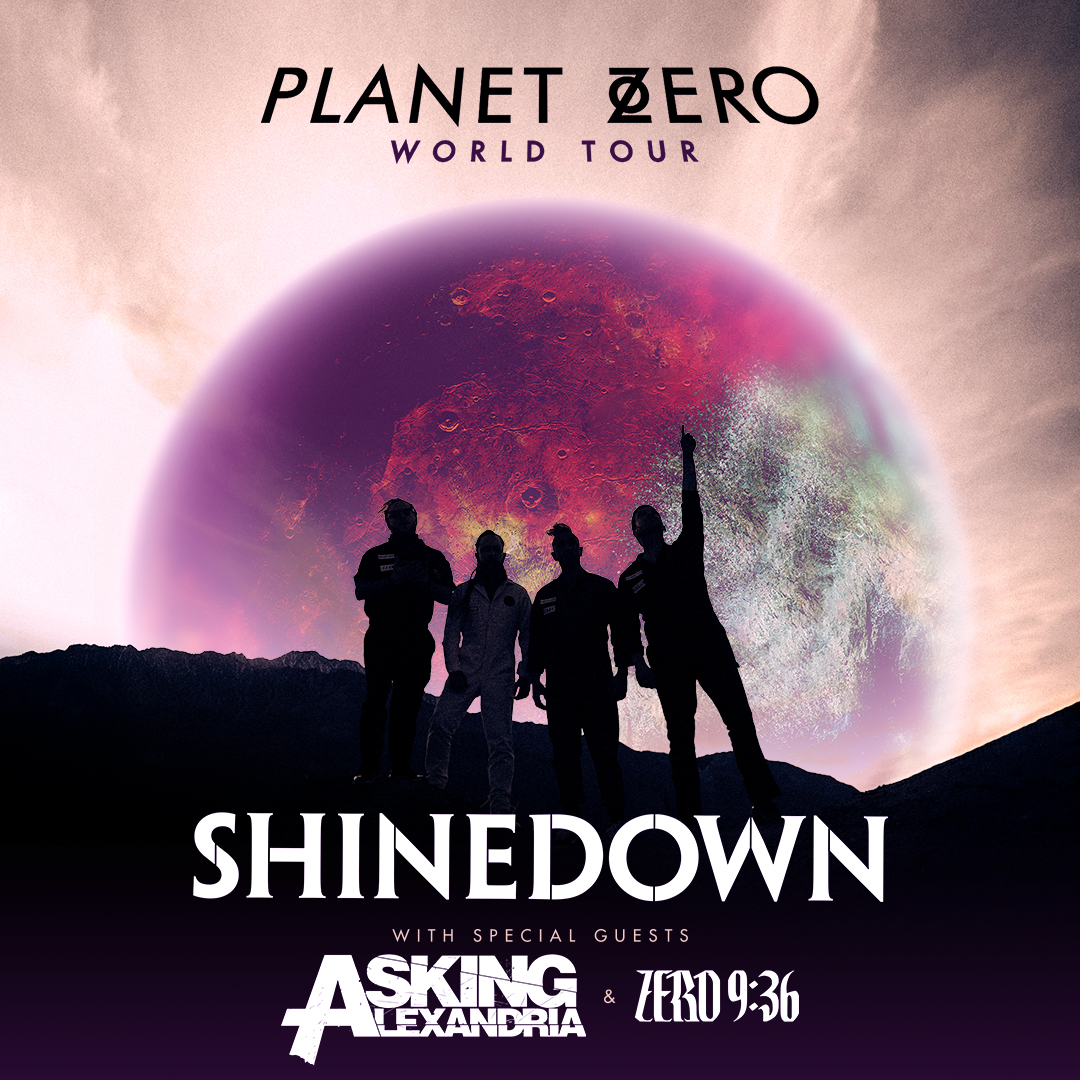 Shinedown Planet Zero World Tour 2022 Tickets Konzerte