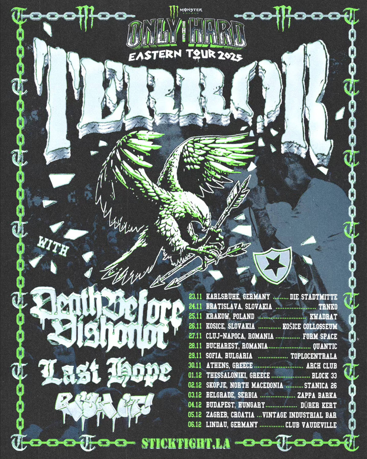 Terror Only The Hard Tour 2025 Konzerte Tickets