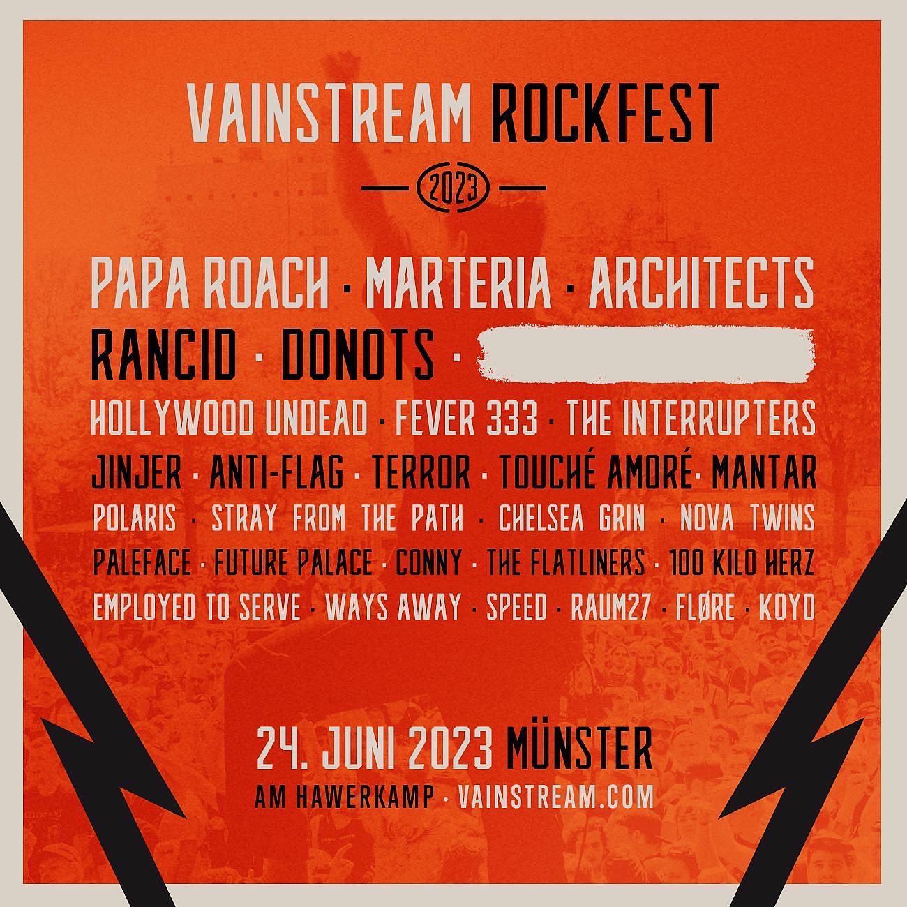Vainstream Rockfest 2023 Tickets Karten Festival