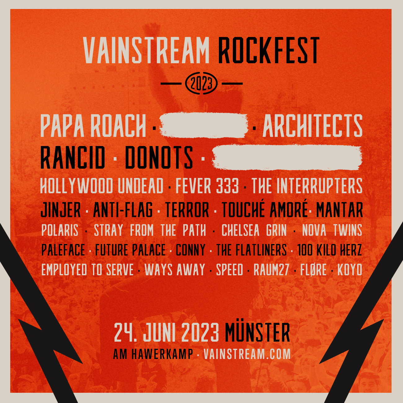 Vainstream Rockfest 2023 Tickets Karten
