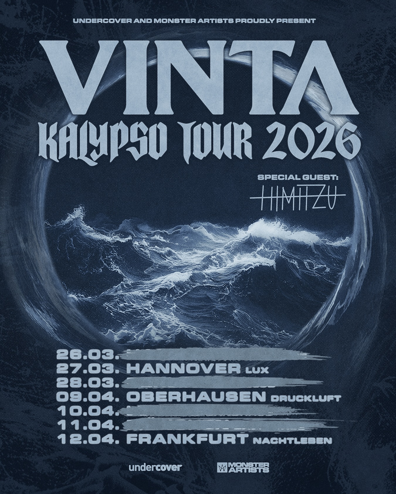 VINTA Kalypso Tour 2026 Konzerte Tickets