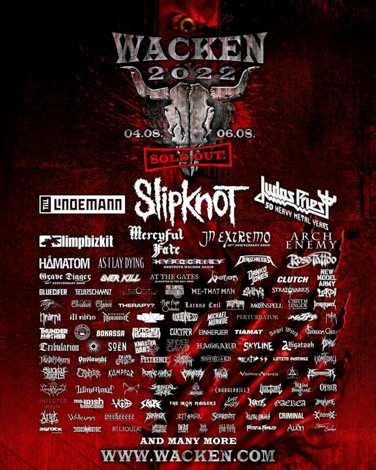Wacken Open Air 2022 Tickets für das Festival jetzt auf MoreCore.de